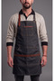 Barista Waiter Apron – Professional Cafe Apron with Leather Straps - 3