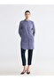 Lcw grace navy striped women's shirt tunic - 2