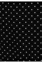 Maxi Length Polka Dot Zippered Women's Black Skirt - 6