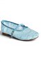 Y726864006 Blue Lace Women's Ballerinas - 4