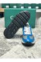 Genuine Leather Gray Blue White Combination Handmade Casual Sports Men's Shoes Prague - 8
