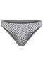 Men's Patterned Gray Cotton Classic Slip Underpants