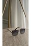 Rovelle Metal Square Sunglasses |   Modern Unisex Design with Uv400 Protection - 3