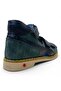 639 Full Orthopedic 100% Genuine Leather Boys' Blue/Navy Blue Corseted Sandals - 4