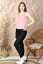 Women's Compact Combed Cotton Camisole Ribbed Tank Top Crop 95% Cotton 5% Elastane - 7