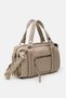 Women's Mink Wrinkled Leather Casual Style Hand, Crossbody and Shoulder Bag - 2