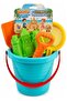 Sand Fun Ultimate Premier Set - Beach Bucket with Castle Molds and Tools