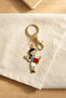 Cute Teacher Reading a Book Figured Enamel Craftsmanship Bag and Key Accessory with Female Figure