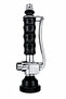 Professional Industrial Kitchen Faucet Double Inlet Wall Mounted Spiral Sink Tap – Chrome - 3