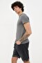 Slim Fit Ripped Destroyed Denim Jeans Shorts - 2