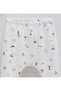 İncibaby Caramell 100% Organic Cotton Soft Textured Marine Detailed 5 Piece Baby Boy Hospital Discharge Set - 8