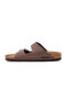 Arizona 151183 Unisex Slippers Brown Juststep - 2
