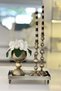 Antique Metal Tray with Feet Decorative Presentation Tray 20X30 cm - 3
