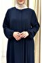 New Season Embroidered Ferace Tesettür Women's Outerwear - 2