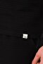 Black Crew Neck 100% Cotton Breathable Fabric Comfortable Fit Men's T-Shirt // 4001-Black - 6