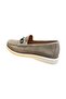 Beige Suede Buckle Men's Shoes - 3