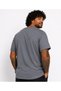 Men's Oversize Crew Neck T-Shirt Brnx 26139 Fume - 2