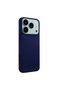 Apple iPhone 17 Pro Compatible Nano Velvet Silicone - Navy Blue - 6