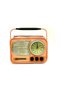 Decorative Metal Radio Clock Piggy Bank C0330