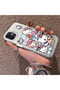 iPhone 12 Mini Compatible Stylish Cartoon Printed Shockproof Case - 3