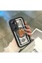 Infinix Hot 20 4g Compatible High Quality Cartoon Printed Shockproof Black Silicone Case