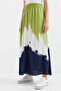 Women's Patterned Viscose Green Skirt - 5