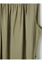 Alita city: standout oval neck, belted waist, ruched dress - 7