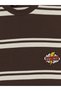 Vizyon New Season Crew Neck Striped Embroidered Men's T-Shirt - 6