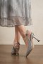 Papuç Sepeti Gldstp 8.5 cm Heeled Women's Stiletto Shoes - 5