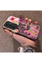 Samsung Galaxy S25 Plus Compatible Silicone Edge Hard Back Case Couple Phone Case Leopard Pattern - 2