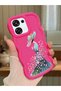 Oppo A6 Pro Compatible Case Camera Protector Red Silicone Couple Phone Case Girl Pattern