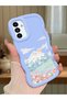 Samsung Galaxy A13 5g Compatible Case Camera Protector Blue Silicone Couple Phone Case Landscape Pattern