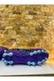 Purple Turquoise Colored Lace-Up Turf Football Shoes Men's Football Shoes - 3