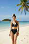 Women's Black High Waist Recovery Bikini Set - 2