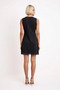 Women's Sleeveless A-Line Mini Dress Boat Neck Lace End Detail Interlock Knitted Fabric Comfortable Casual Stylish - 5