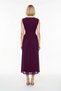 Women's Sleeveless A-Line Midi Evening Dress Cut Out Detailed Tulle Knitted Crew Neck Lined Casual Comfortable - 5