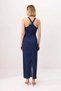 Women's Sleeveless Pool Collar Floral Patterned Midi Length Stretchy Knitted Dress Wrinkled Fabric Daily Casual Stylish - 5
