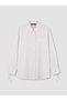 Pink Striped Oversize Women's Shirt Tunic - 5