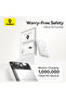 Airpow II Qi2 10000mAh Magnetic Power Bank | 15W Wireless + 22.5W USB-A + 20W PD USB-C | Airline Approved | For iPhone 12–16, Samsung - White - 7