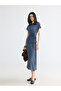 Esvab • Modern & Distinctive Textured Flared Skirt with Waist Cord