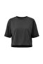 Premium - Sway Collection |   Black Modal Crew Neck T-Shirt - 2