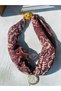 Scarf Necklace |   Charm Chain Necklace-Handmade Design Necklace with Sea Shell, Locket and Charm Detail - 2