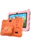 M72 Kids Tablet, 7-Inch Touchscreen Display, 6GB RAM + 256GB Storage, Android 13, Dual Cam