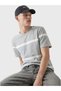 Vizyon New Season Crew Neck Striped Men's T-Shirt
