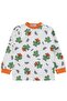 Cactus Printed Pajama Set for 2-5 Years - Orange - 4