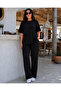 Women's Plus Size Compatible Oversize Wide Fit Combed Cotton Short Sleeved Tracksuit Set (You Can Choose 1 Size Smaller Than Your Own Size)
