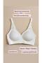 Women's Honeycomb Texture Wire Free Bra with Removable Pads Breathable Non-Marking Everyday Bra - 2
