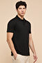 Textured Polo T-Shirt with Short Sleeves - 4
