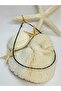 Black Spinel Lal Doğaltaş Gold Dorical Special Design Necklace Protector - Memory Enhancer