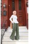 Loose Fit 100% Cotton Trousers - 3